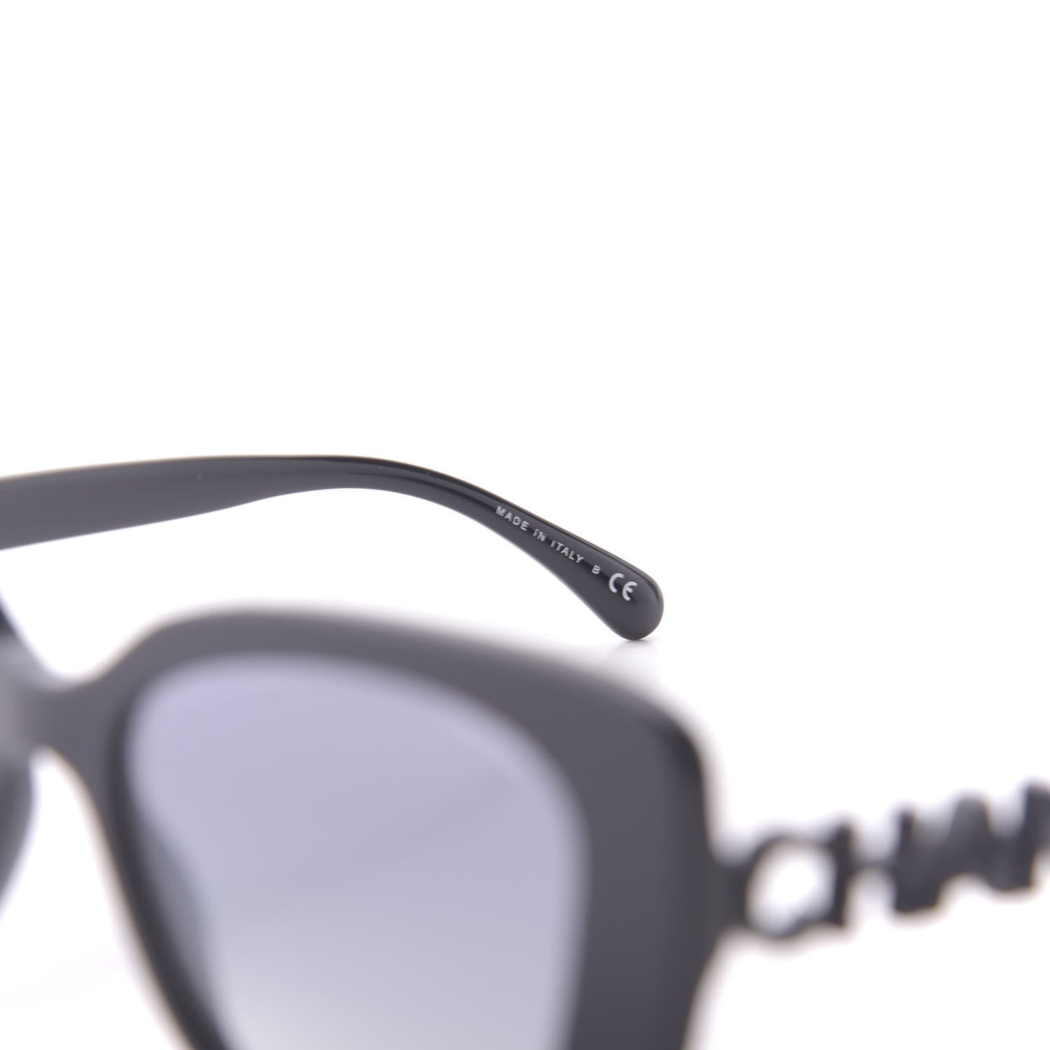 Chanel Acetate Strass Square Sunglasses 5422 Black 5 of 7