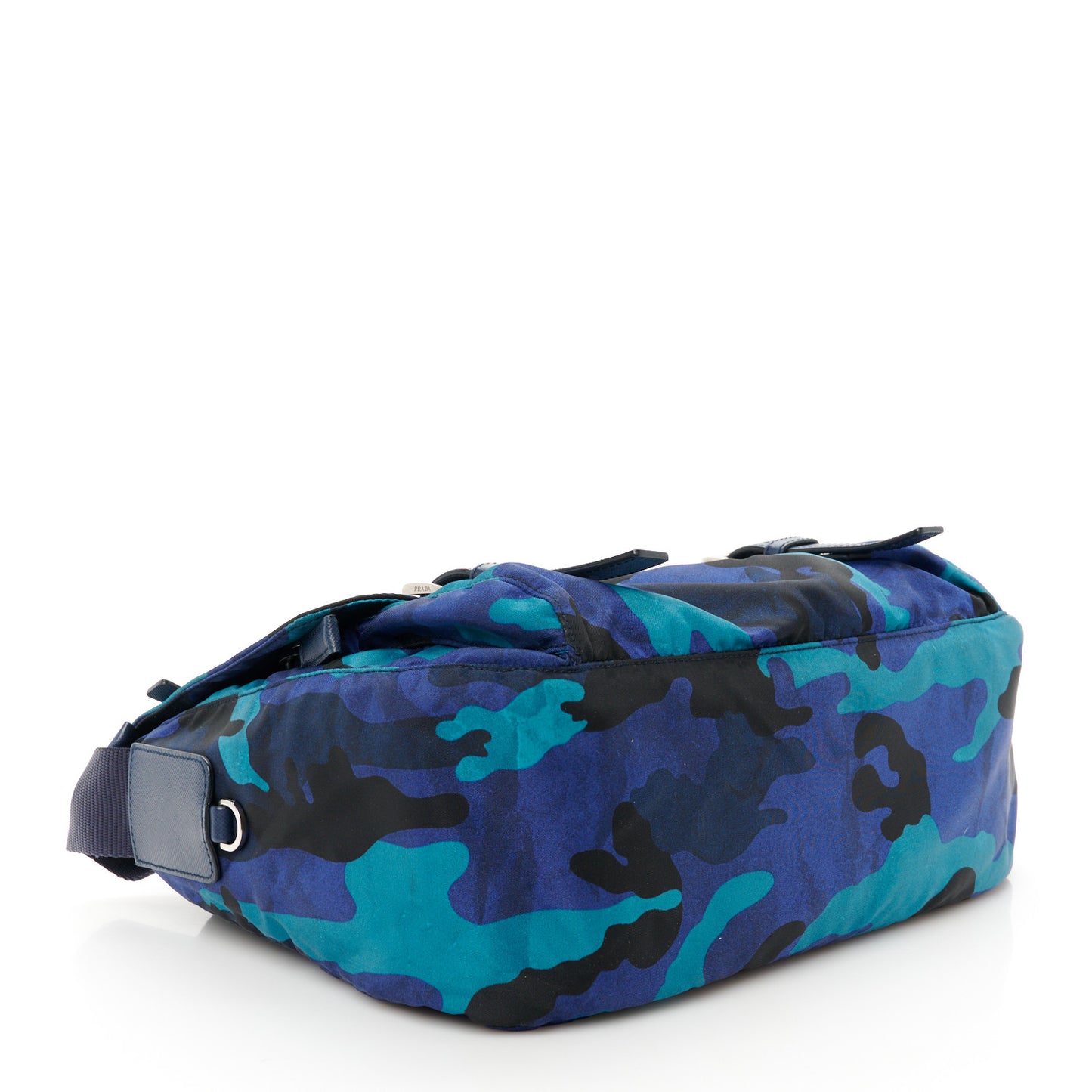 Tessuto Nylon Camouflage Messenger Bag Royal