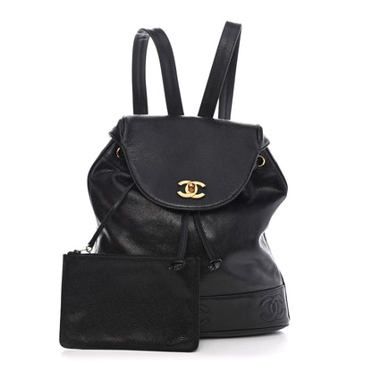 Chanel Caviar CC Backpack Black 1 of 18