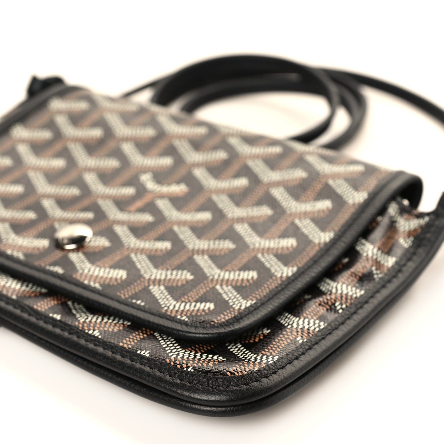 Goyardine Plumet Wallet Clutch Black