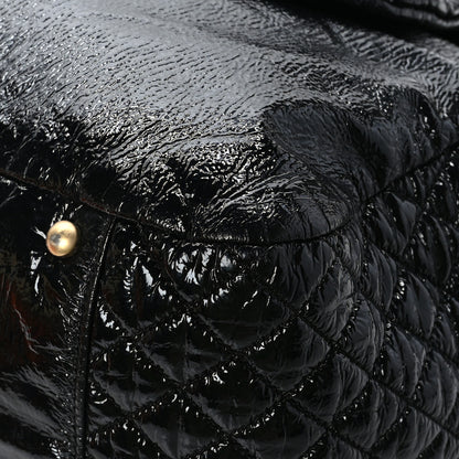Chanel Vinyl XL Rock and Chain Flap Black 9 of 11