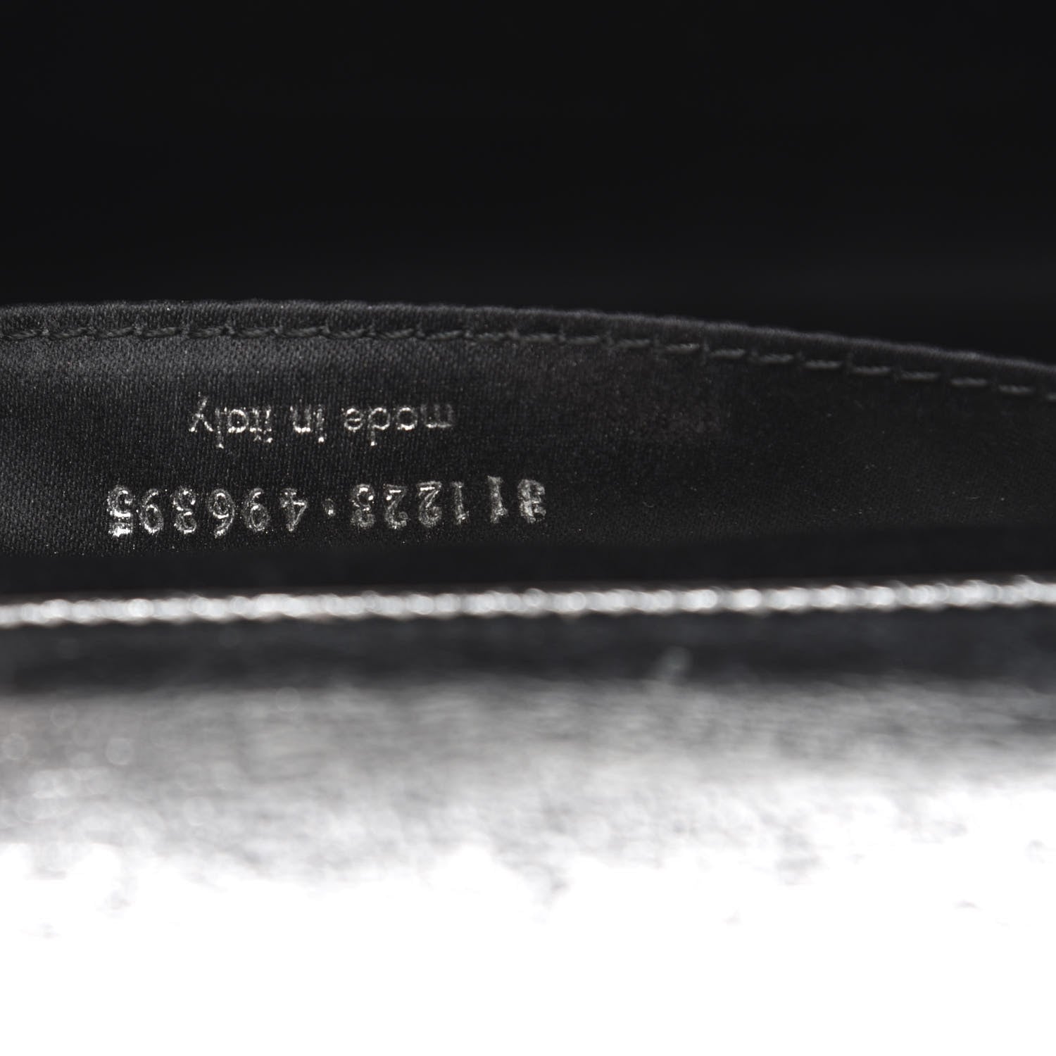 Saint Laurent Metallic Calfskin Monogram Large Belle De Jour Clutch Silver 7 of 11