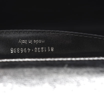 Saint Laurent Metallic Calfskin Monogram Large Belle De Jour Clutch Silver 7 of 11