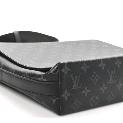 Louis Vuitton Monogram Eclipse District MM Black 7 of 8