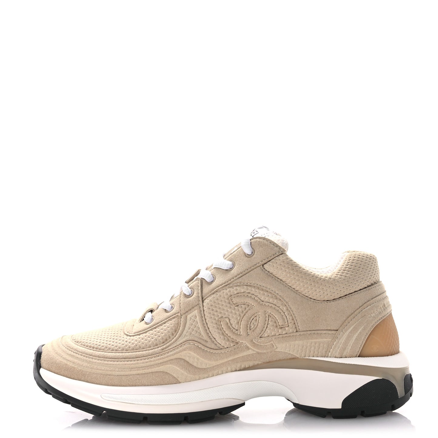 Fabric Womens CC Sneakers 39.5 Beige
