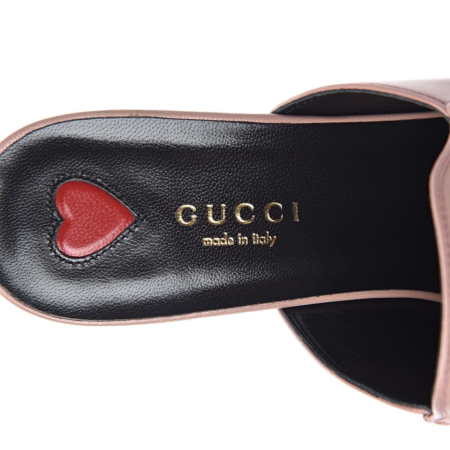 Gucci Malaga Kid Horsebit Princetown Mid Heel Mules 38 Crystal Pink 6 of 8