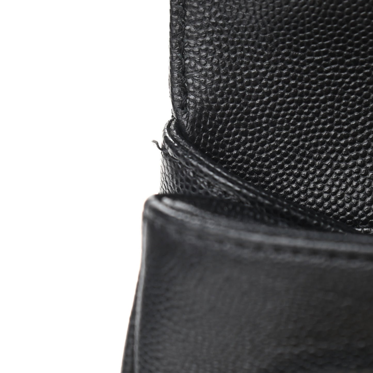 Caviar Quilted Small Business Affinity Flap Black
