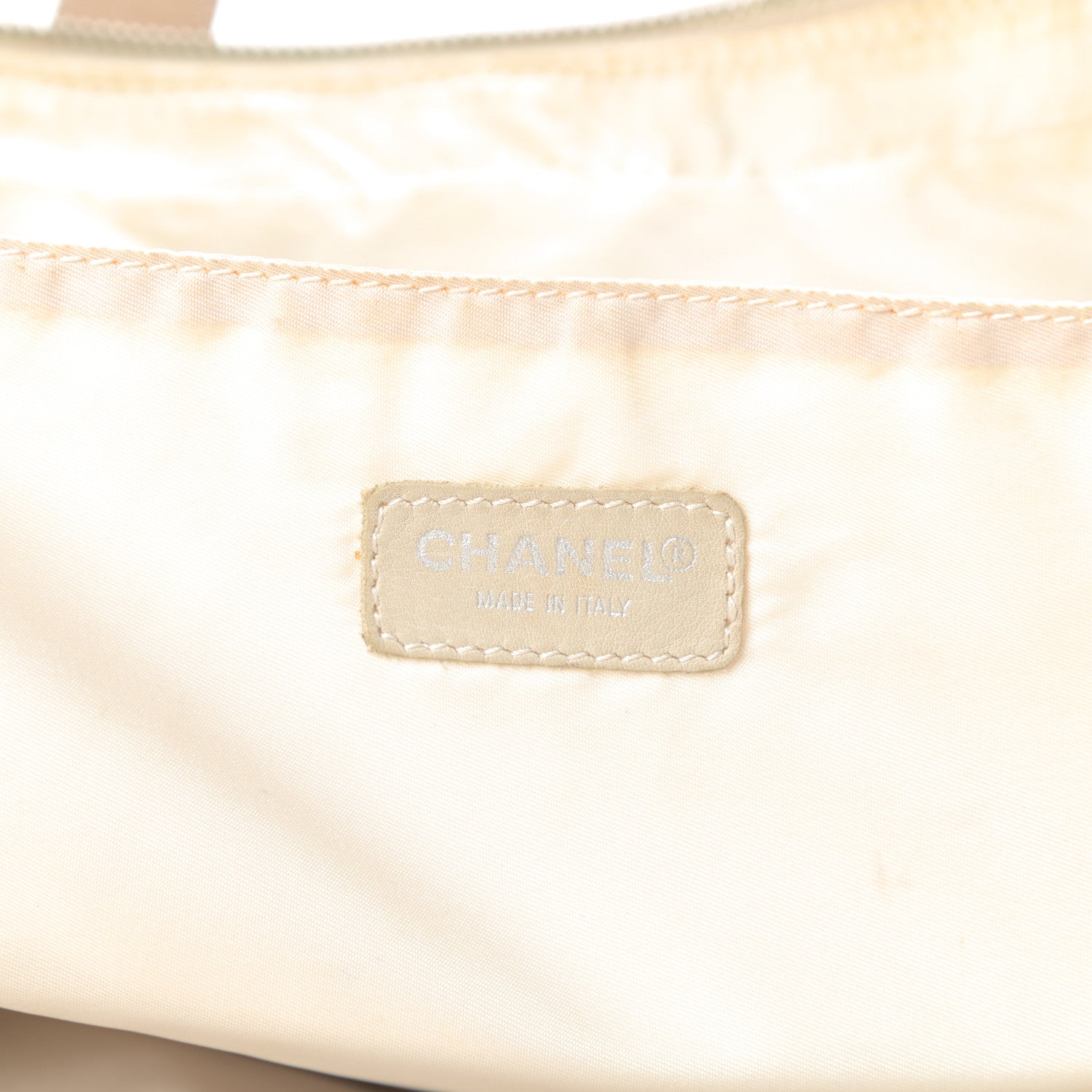 Chanel Nylon Travel Briefcase Beige 6 of 17