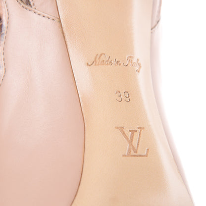 Louis Vuitton Calfskin Ayers First Lady Pumps 39 Blush 6 of 8