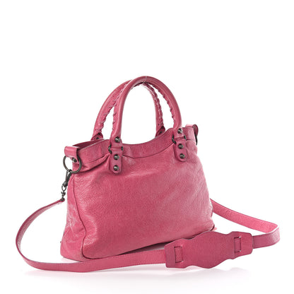 Balenciaga Agneau Classic Hardware Town Cyclamen Fucsia 2 of 8