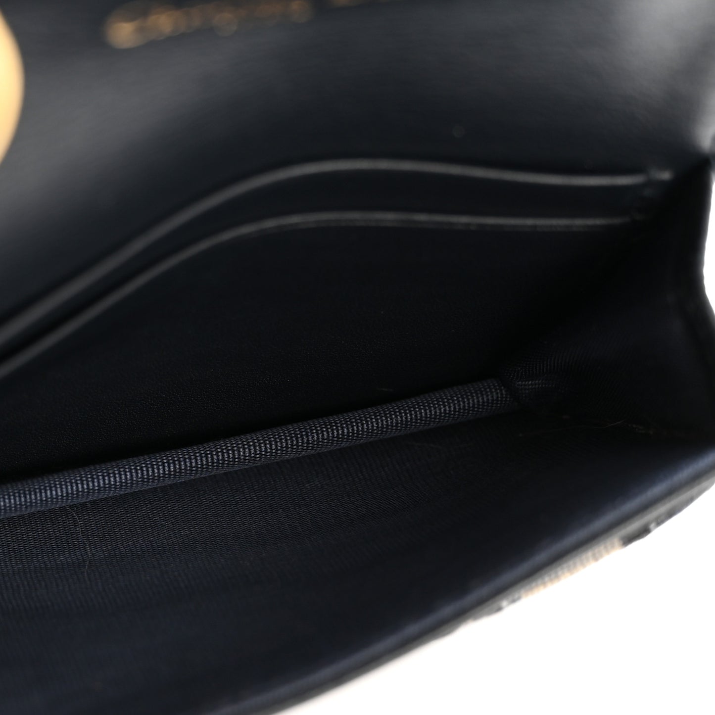Oblique Saddle Card Holder Blue