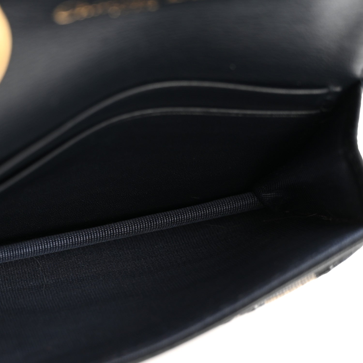Christian Dior Oblique Saddle Card Holder Blue 5 of 12