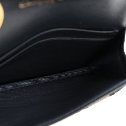Christian Dior Oblique Saddle Card Holder Blue 5 of 12