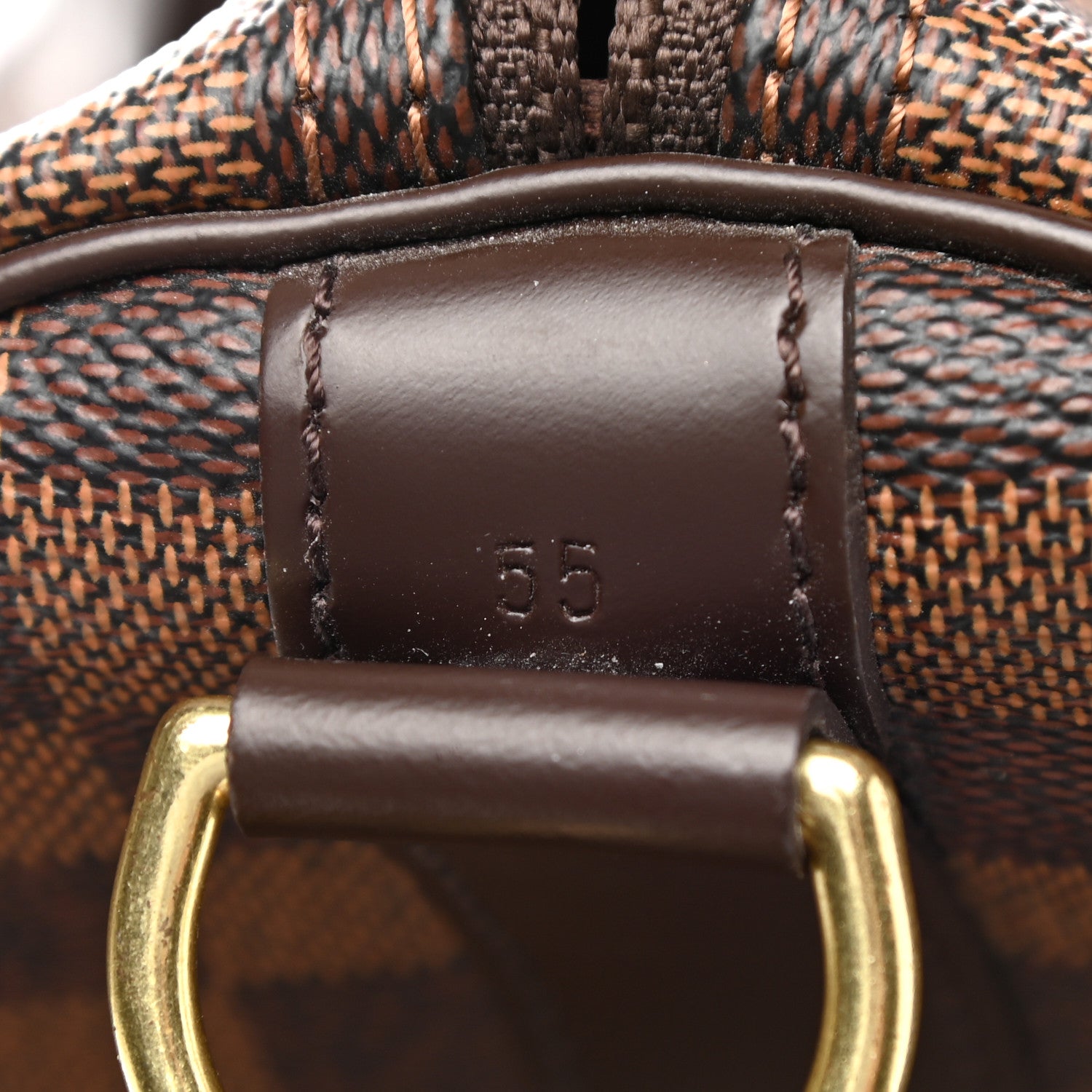 Louis Vuitton Damier Ebene Keepall Bandouliere 55 8 of 11
