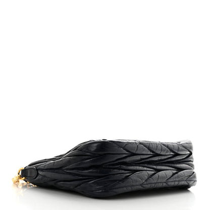 Miu Miu Nappa Matelasse Lux Shoulder Bag Bleuette 4 of 13