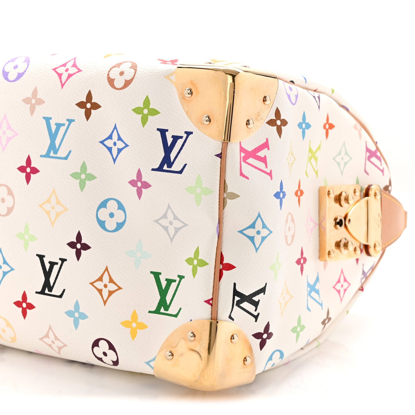 Monogram Multicolor Speedy 30 White