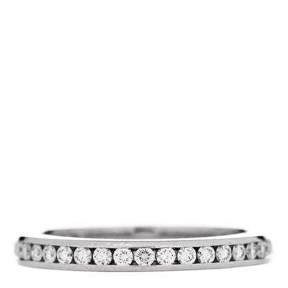 Tiffany Platinum Diamond 2mm Full Circle Wedding Band Ring 50 5.5 3 of 4