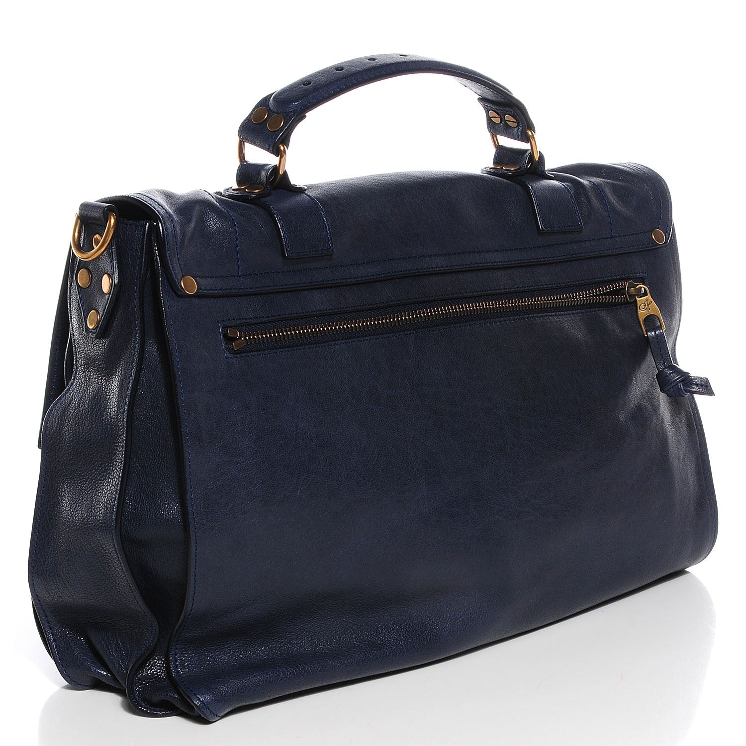Proenza Schouler Lambskin Large PS1 Satchel Midnight 3 of 12