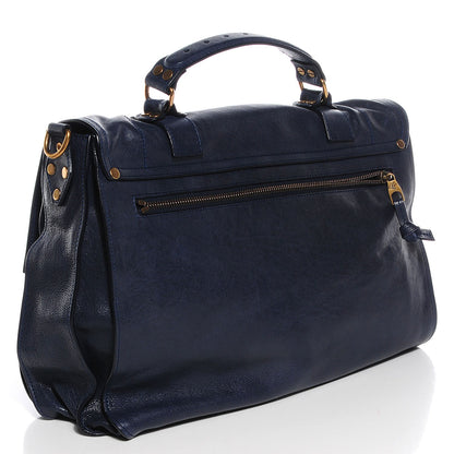 Proenza Schouler Lambskin Large PS1 Satchel Midnight 3 of 12