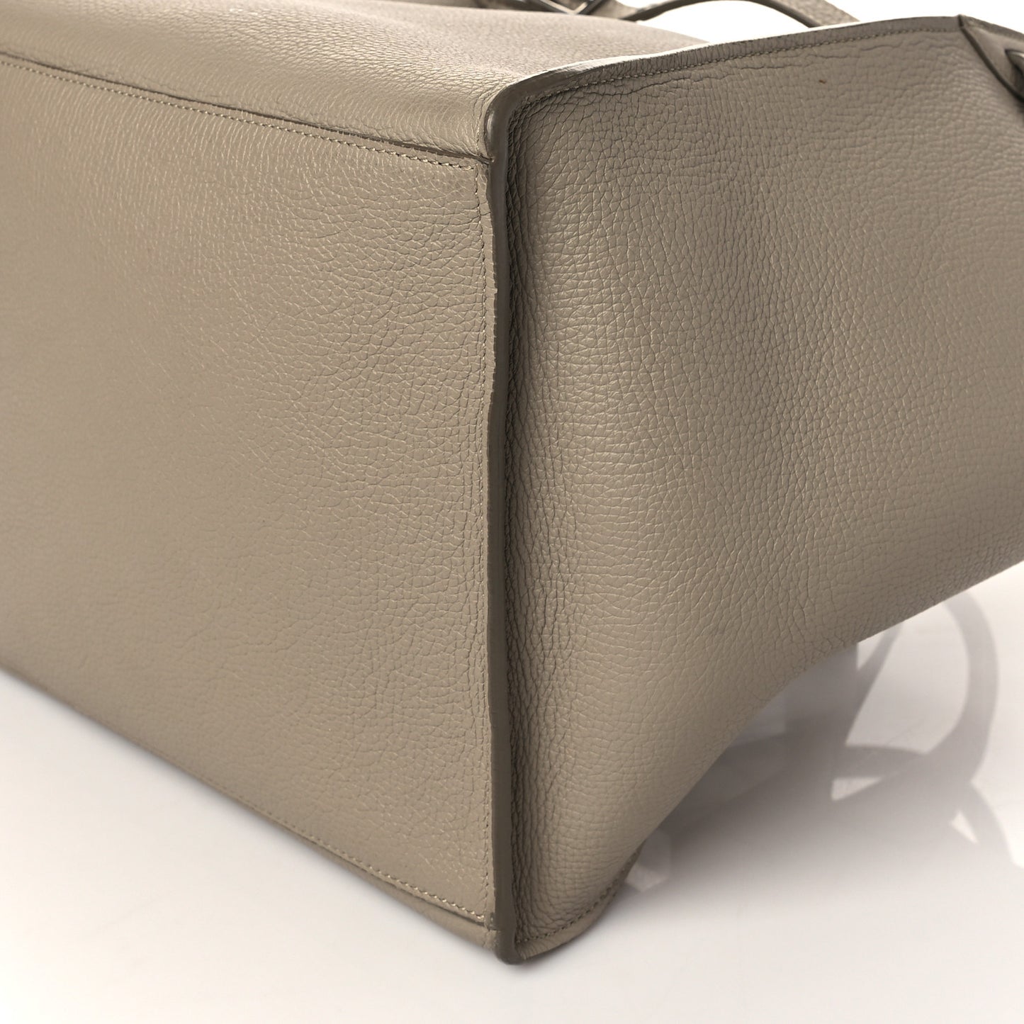 Supple Grained Calfskin Small Big Bag Light Taupe