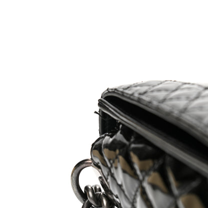 Chanel Patent Large Boy Reverso Flap Black 13 of 13