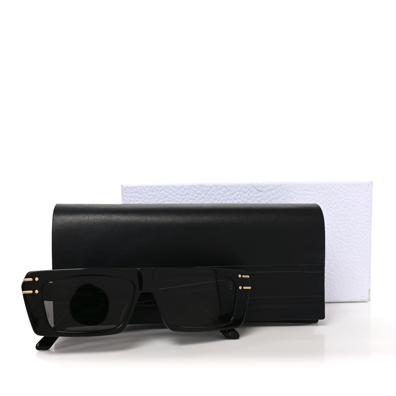 Christian Dior Diorsignature S2U Rectangular Sunglasses Black 8 of 8