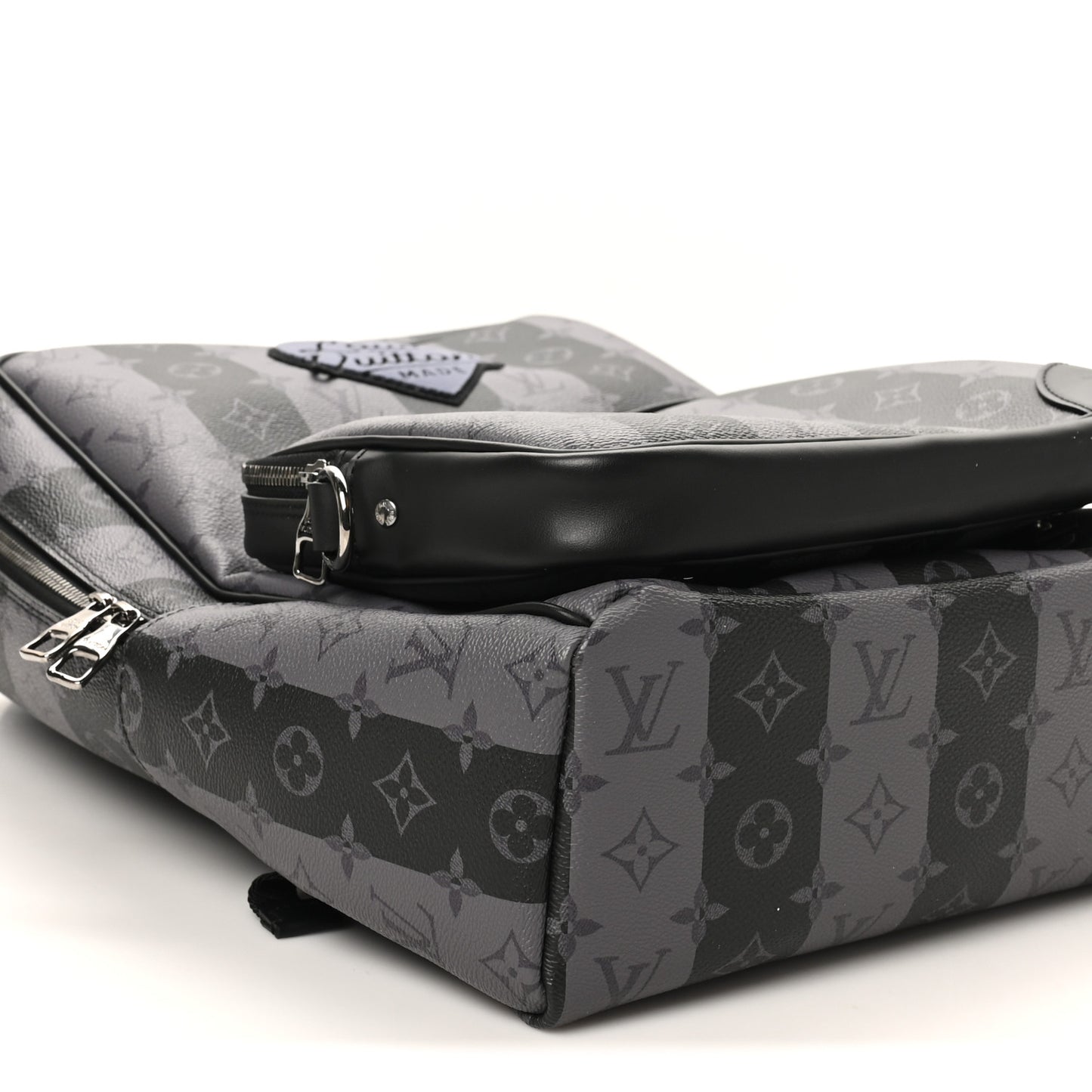 X NIGO Monogram Eclipse Stripes LV Heart Modular Utilitary Backpack