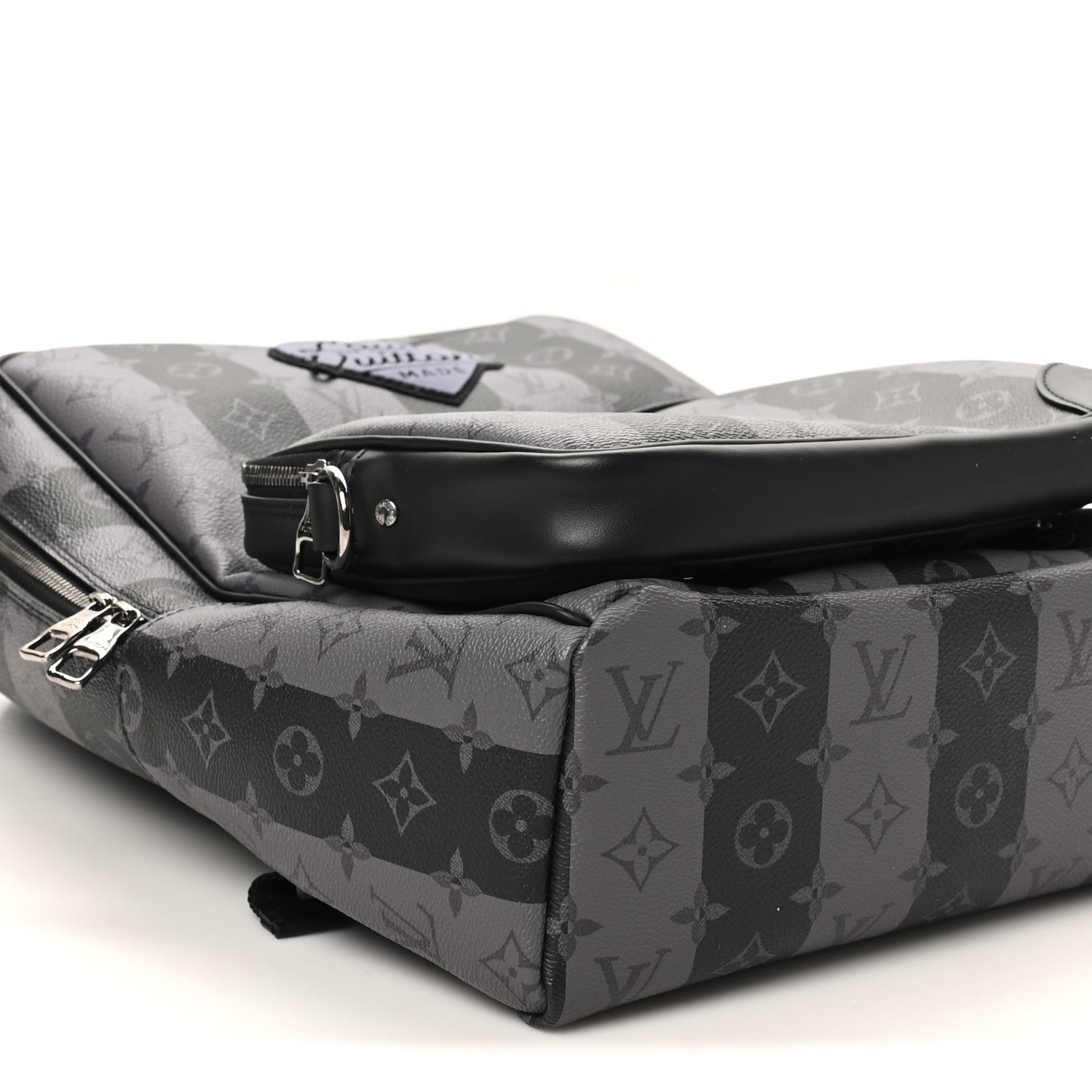 Louis Vuitton X NIGO Monogram Eclipse Stripes LV Heart Modular Utilitary Backpack 8 of 9