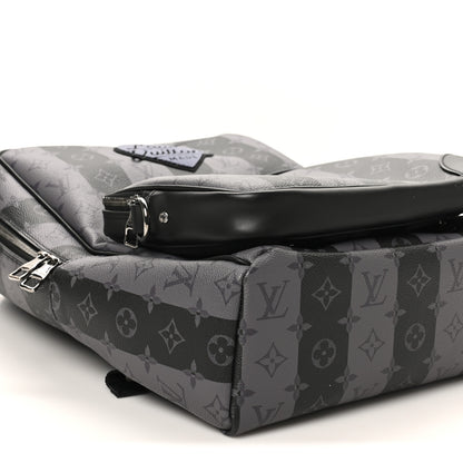 Louis Vuitton X NIGO Monogram Eclipse Stripes LV Heart Modular Utilitary Backpack 8 of 9