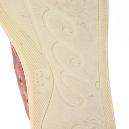 Gucci Monogram Womens High Top Sneakers 36 Pink Soft Pink 7 of 10