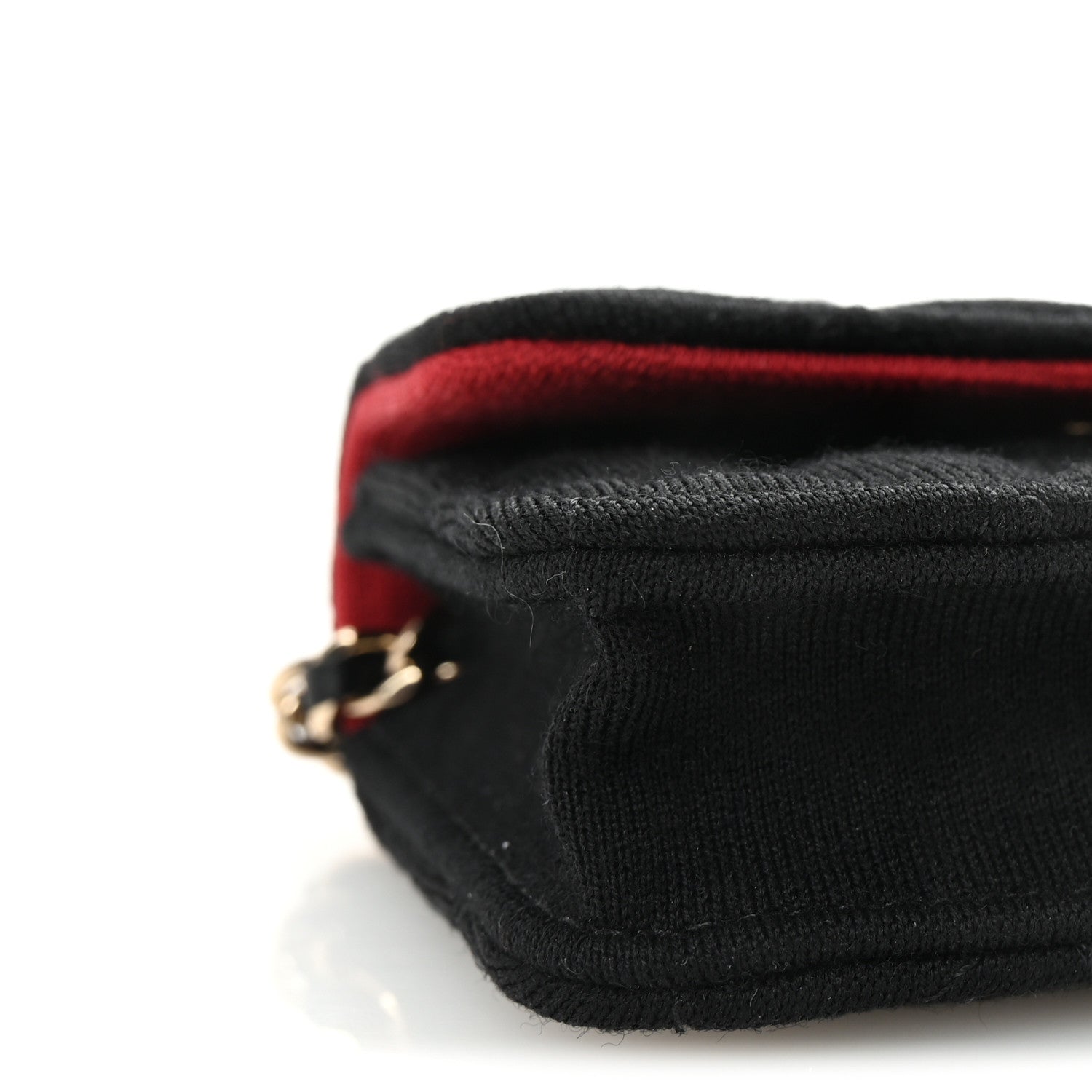 Chanel Jersey Quilted Micro Mini Flap Black 9 of 10