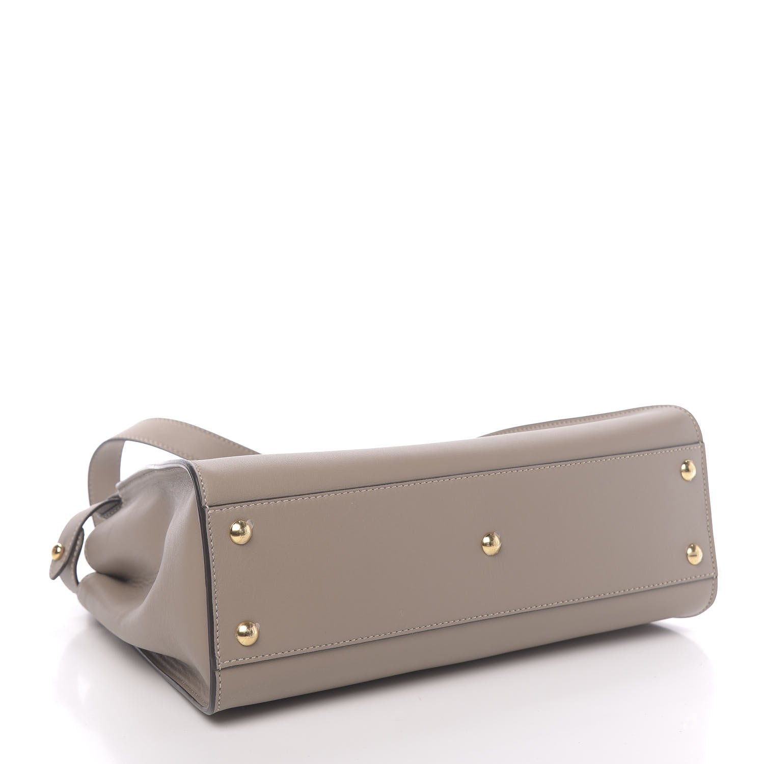 Fendi Vitello Seta Plexiglass Tortoise Medium Peekaboo Iconic Satchel Tortora 4 of 11