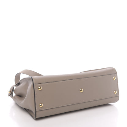 Fendi Vitello Seta Plexiglass Tortoise Medium Peekaboo Iconic Satchel Tortora 4 of 11