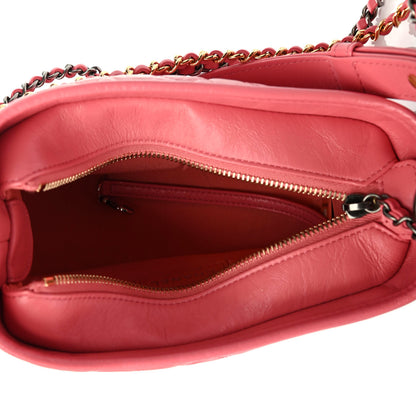 Chanel Aged Calfskin Quilted Small Gabrielle Hobo Rose 4 of 4