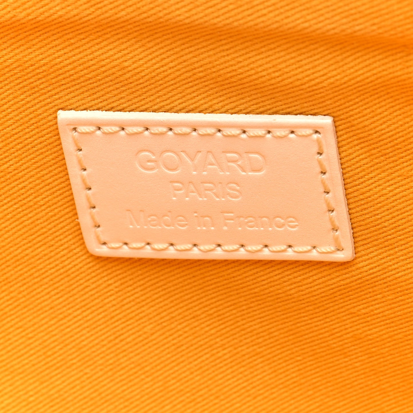 Goyardine Senat Pochette MM White