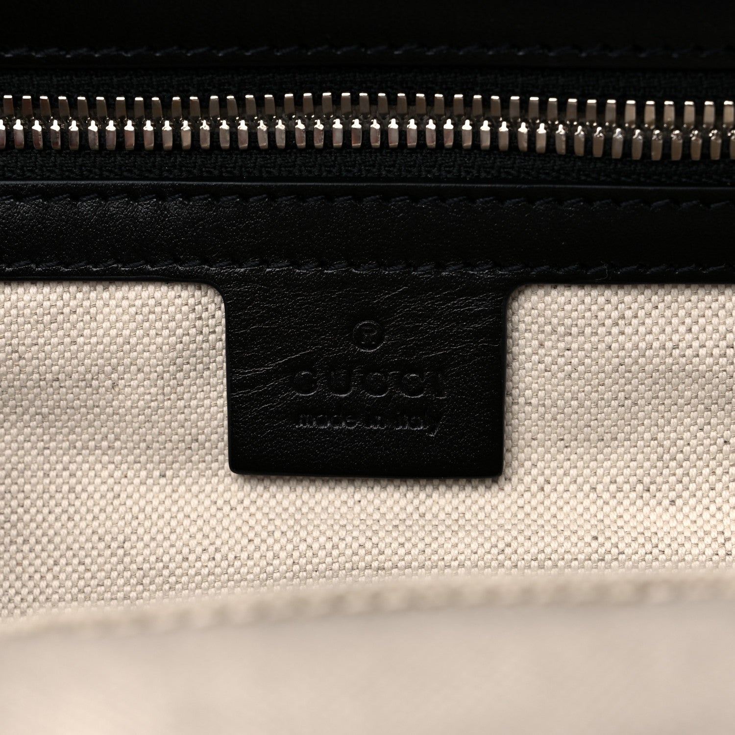Gucci Calfskin GG Tennis Embossed Backpack Black 6 of 10