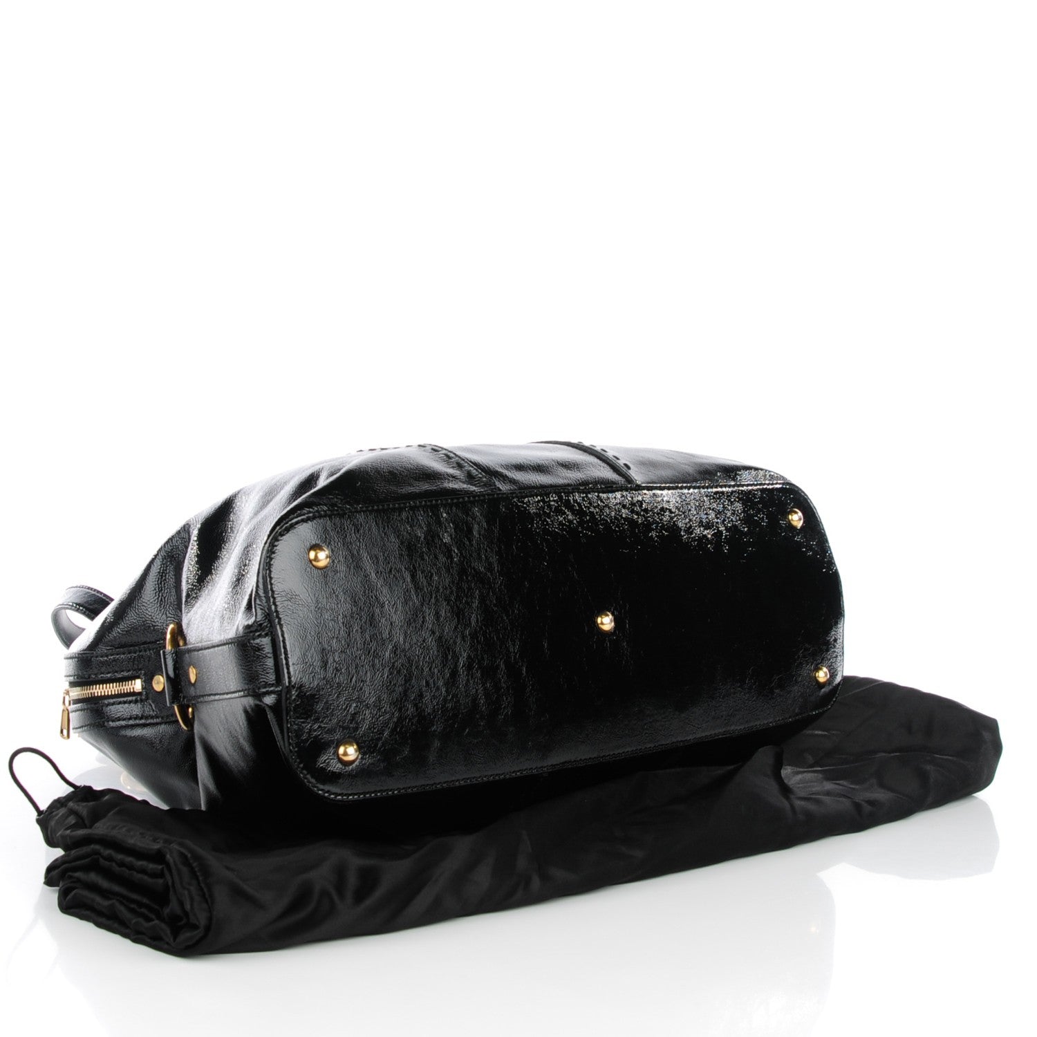 Saint Laurent Patent Oversized Muse Black 4 of 7