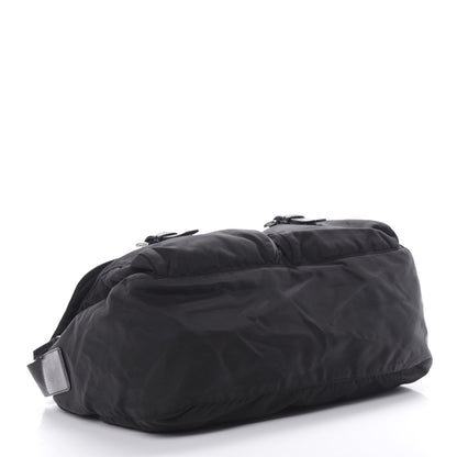 Prada Nylon Vela Messenger Bag Black 3 of 9