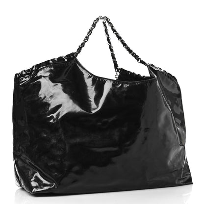 Chanel Vinyl XL Coco Cabas Black 3 of 11