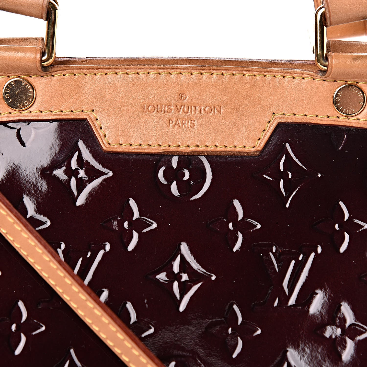 Louis Vuitton Vernis Brea GM Amarante 10 of 10
