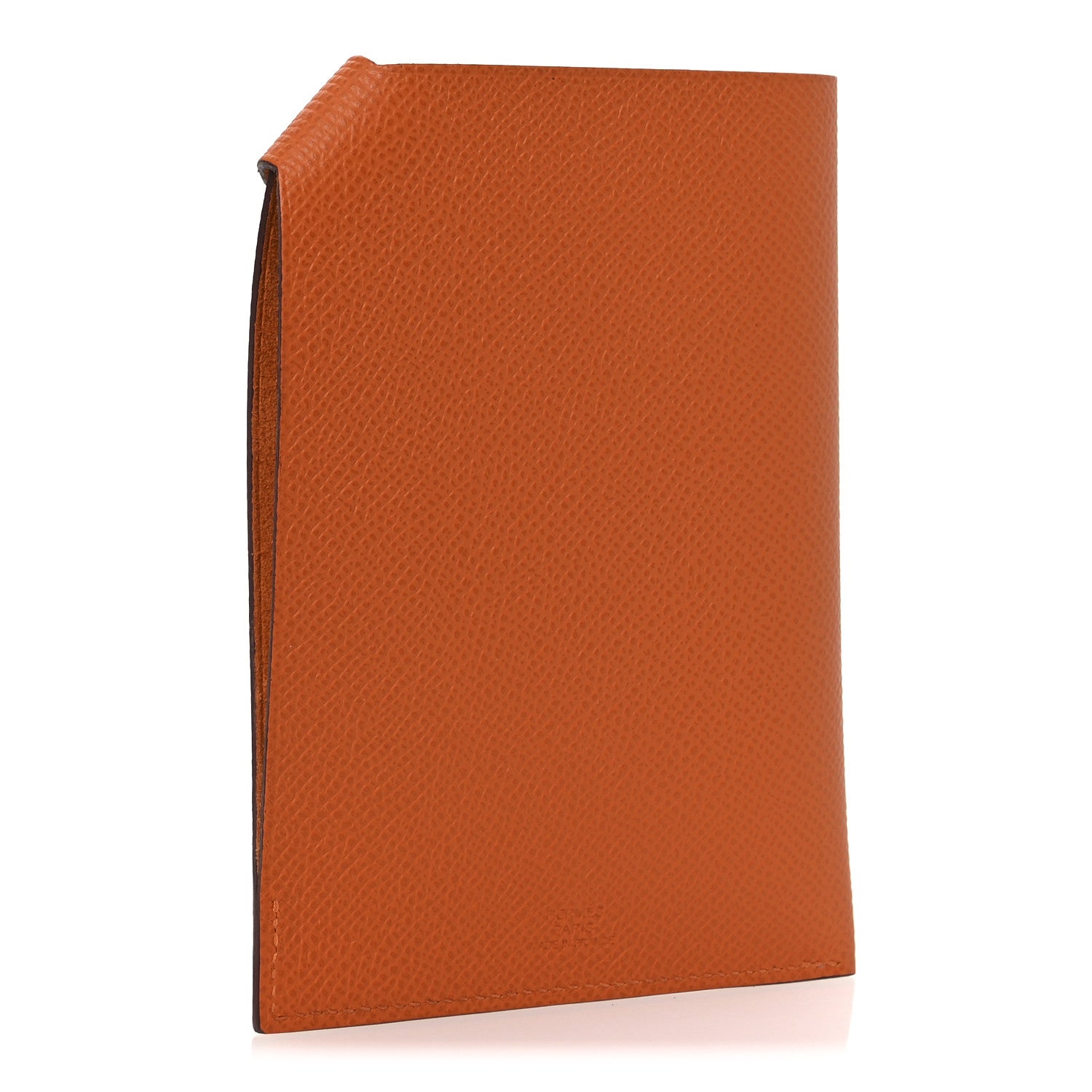 Hermes Epsom Tarmac PM Passport Holder Orange 3 of 8