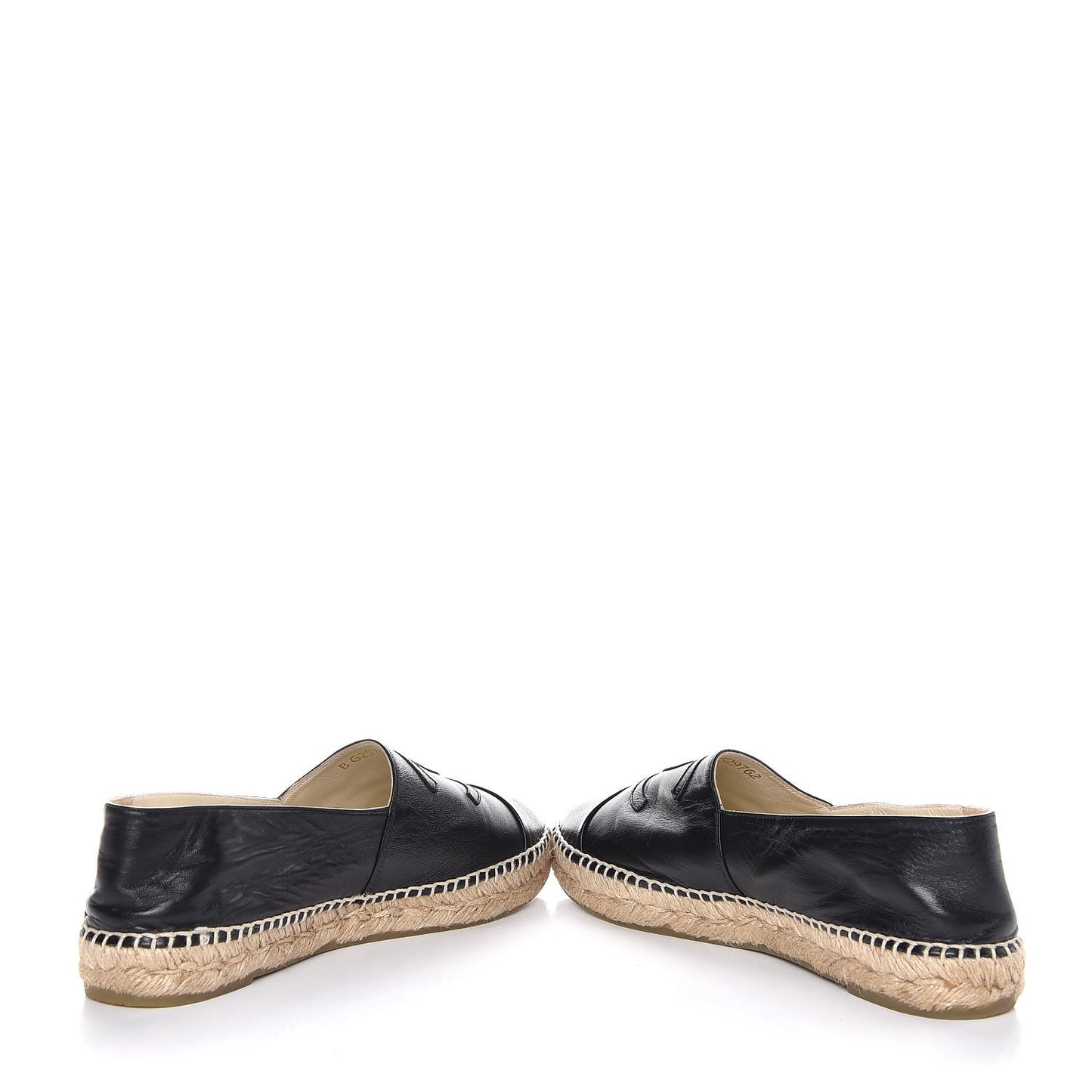 Lambskin CC Espadrilles 40 Black