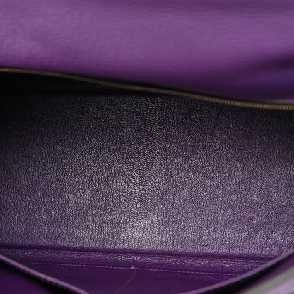 Hermes Taurillon Clemence Kelly Retourne 32 Crocus 13 of 16