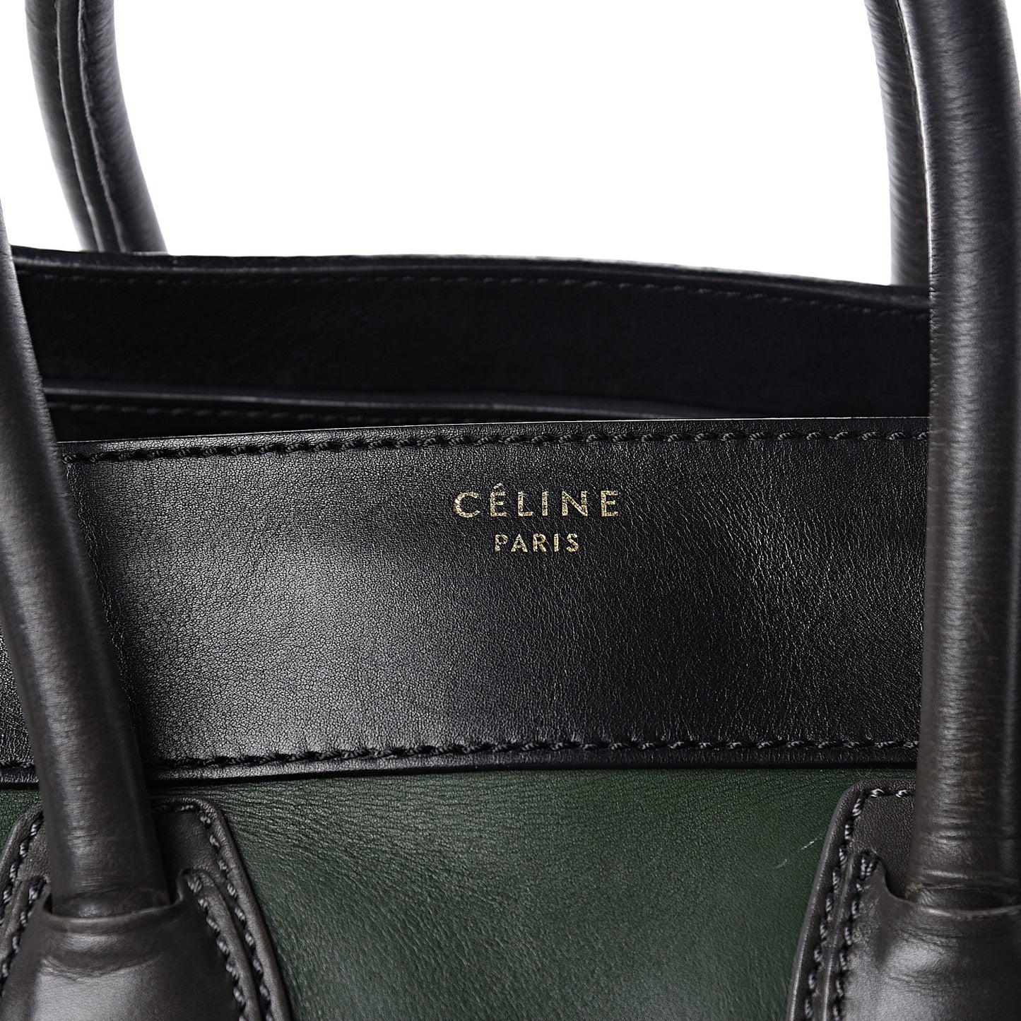 Smooth Calfskin Mini Tri-Color Luggage Forest