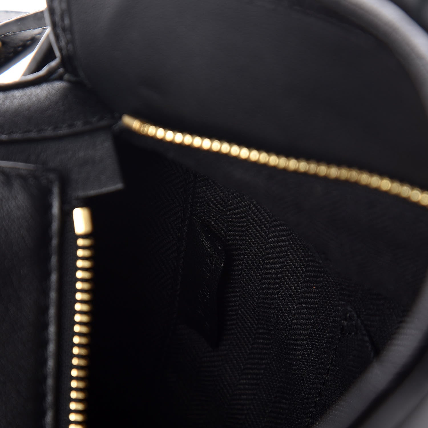 Loewe Calfskin Small Whipstitch Puzzle Bag Black 7 of 9