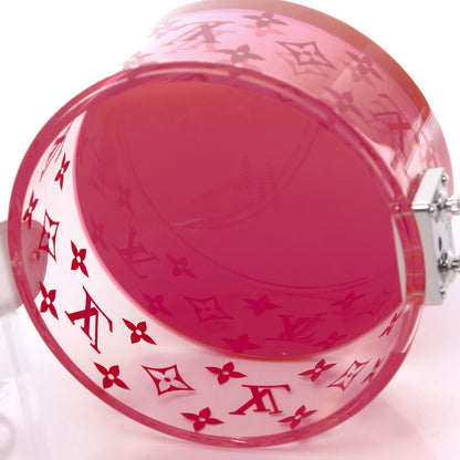 Louis Vuitton Transparent Plexiglass Box Scott Fluorescent Pink 5 of 8
