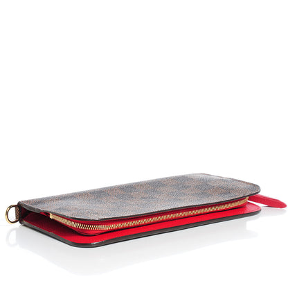 Louis Vuitton Damier Ebene Insolite Wallet Red 3 of 6