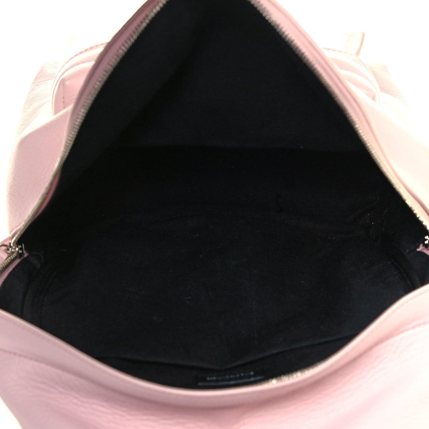 Smooth Calfskin Logo Small Everyday Backpack Light Rose Black