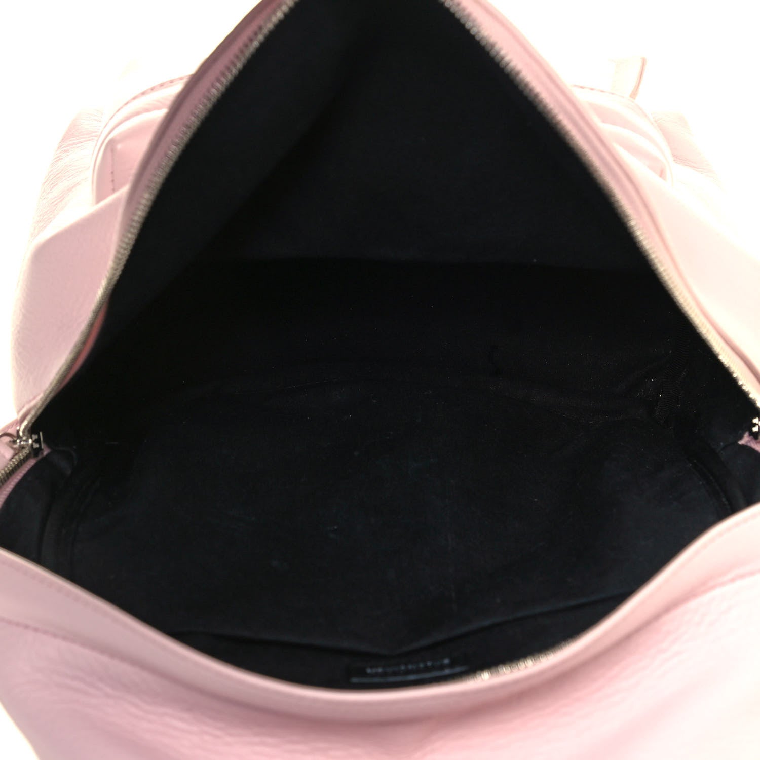 Balenciaga Smooth Calfskin Logo Small Everyday Backpack Light Rose Black 4 of 14