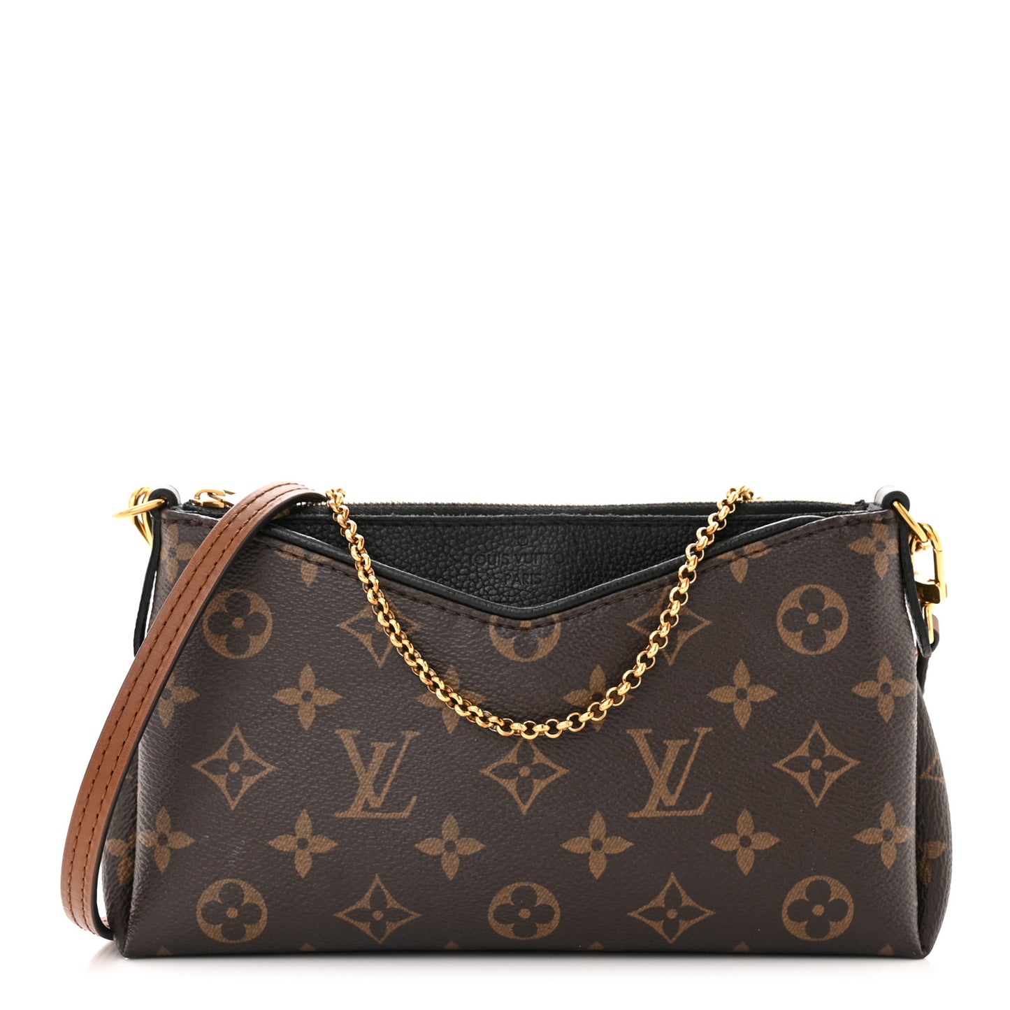 Monogram Pallas Clutch Black